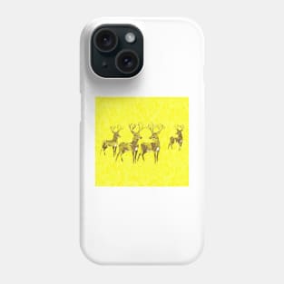 Deer grazing Phone Case