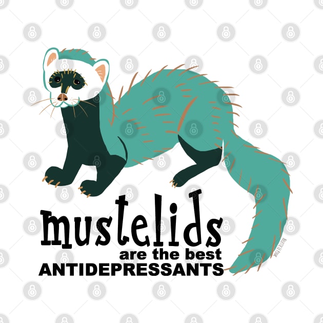 Mustelids are the best antidepressants #5 by belettelepink