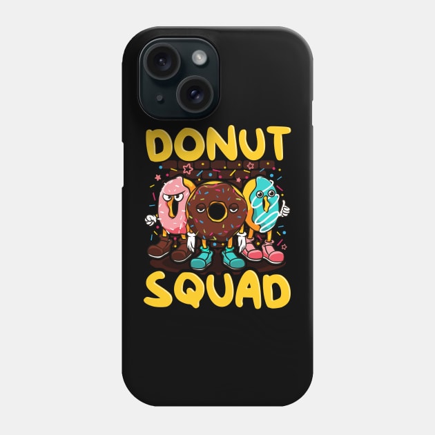 Cute & Funny Donut Squad Donut Lover Phone Case by theperfectpresents