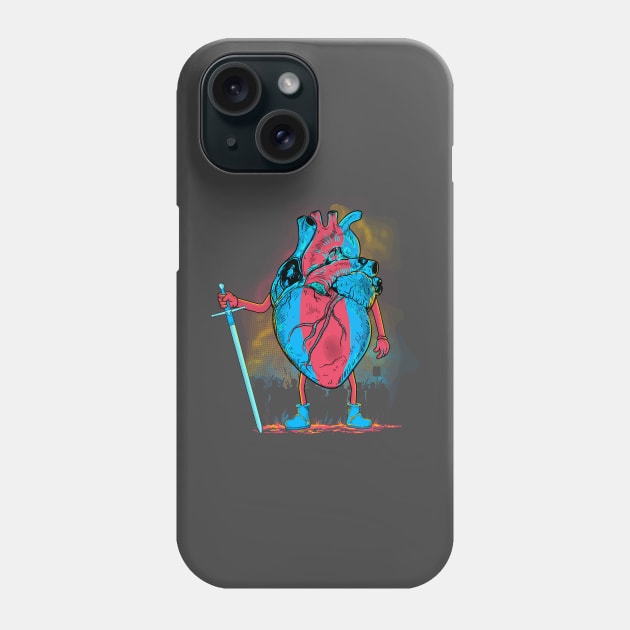 Brave Heart Phone Case by mainial