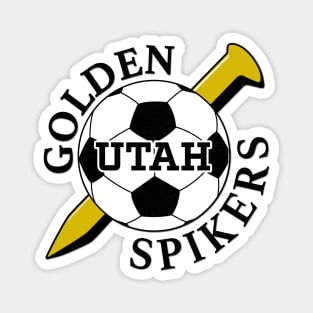 Defunct Utah Golden Spikers Soccer Magnet