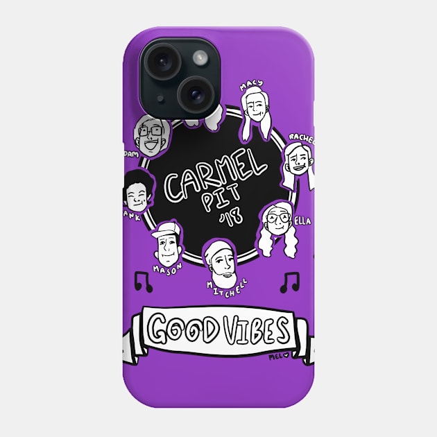 Good Vibes Carmel Pit '18 Phone Case by oatdog