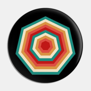 Retro Heptagon Pin