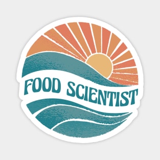 Retro Vintage Art - Food Scientist Magnet