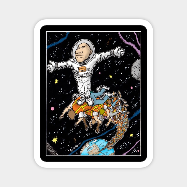 Spaceman Magnet by tlw