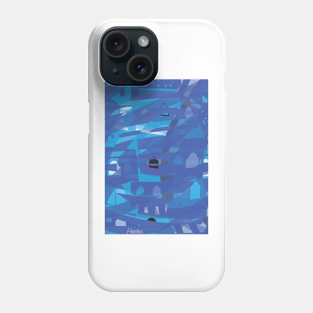 Blue Thoughts Phone Case by charker