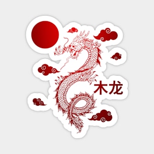 Lunar New Year 2024 The Year Of Dragon 2024 Men Women Kids Magnet