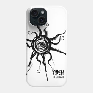 eyeball sun open ur eyes Phone Case