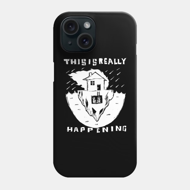 This is really happening - Idioteque illustrated lyrics - Inverted Phone Case by bangart