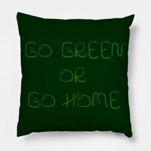 Go Green Pillow