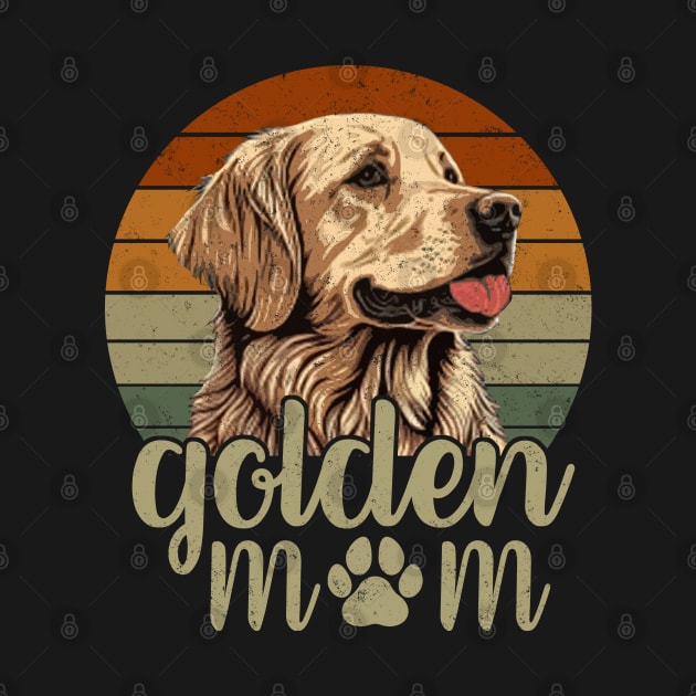 Golden Mom Dog Lover by Jason Smith