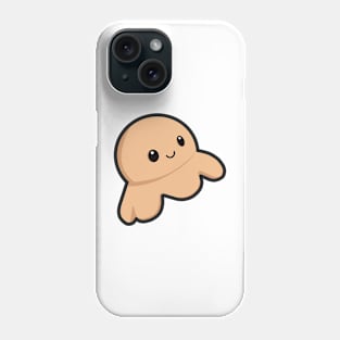 Light Orange Octopus Phone Case