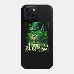 Happy St. Catrick's Day Cat Phone Case