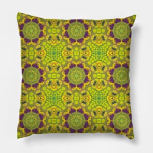 Unique Purple Flower Looking Pattern - WelshDesignsTP004 Pillow