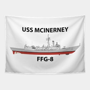 USS MCINERENEY - FFG-8 OH PERRY CLASS Tapestry