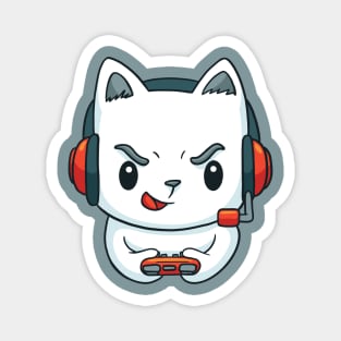Gamer Cat | Gaming Kitten Magnet