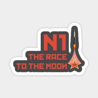 The race to the moon Magnet