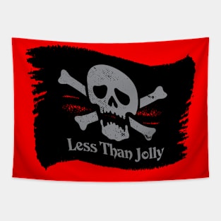 The less than Jolly - Pirate flag Graphic Tapestry