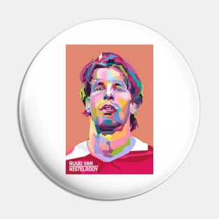 Abstract Ruud Van Nistelrooy in WPAP Pin