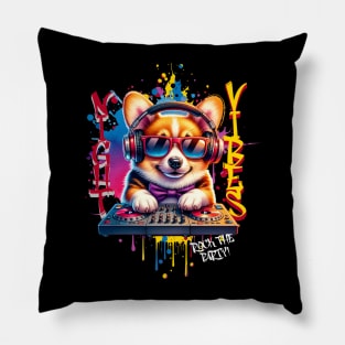 Night Vibes, Turn Down For What, Rock the Party, Music Tee Pillow