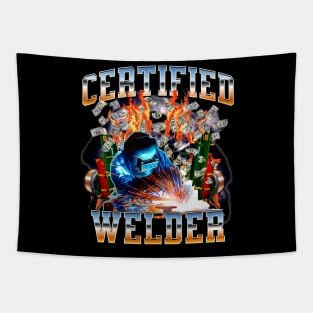 Certified Welder Vintage Bootleg Tapestry