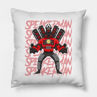 SPEAKERMAN SKIBIDI TOILET Pillow