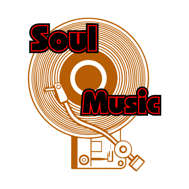 Soul Music, Vinyl & Turntable Junkie by ArtOfDJShop