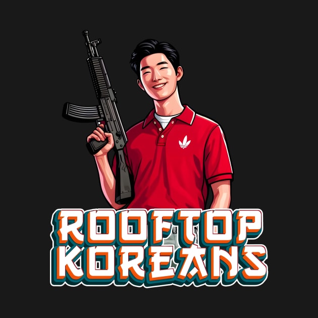 Rooftop Koreans by Rawlifegraphic