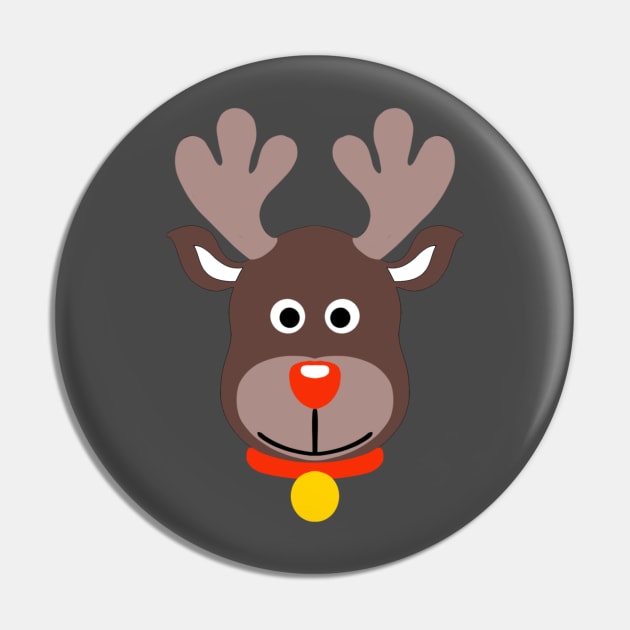 Rudolph the red nose raindeer Pin by susyrdesign