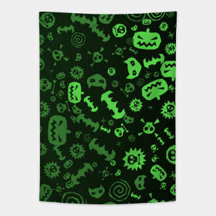 Halloween Pattern Art Design Tapestry