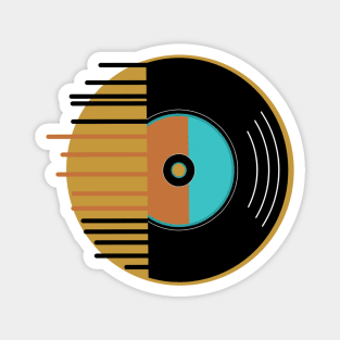 Retro Vinyl Magnet