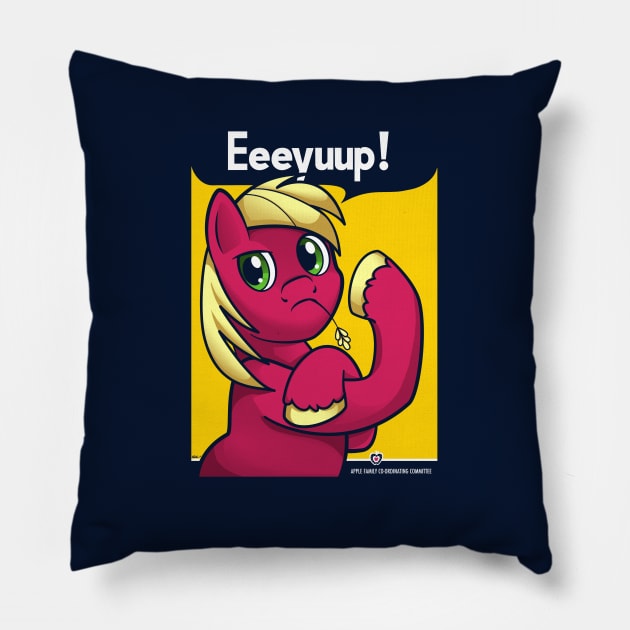 Eeeyuup! Pillow by ChristaDoodles