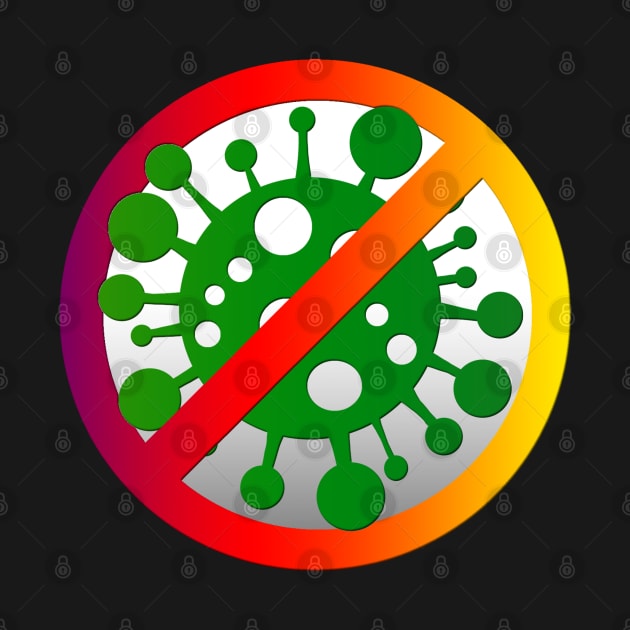 Stop coronavirus (multicolor) by pArt