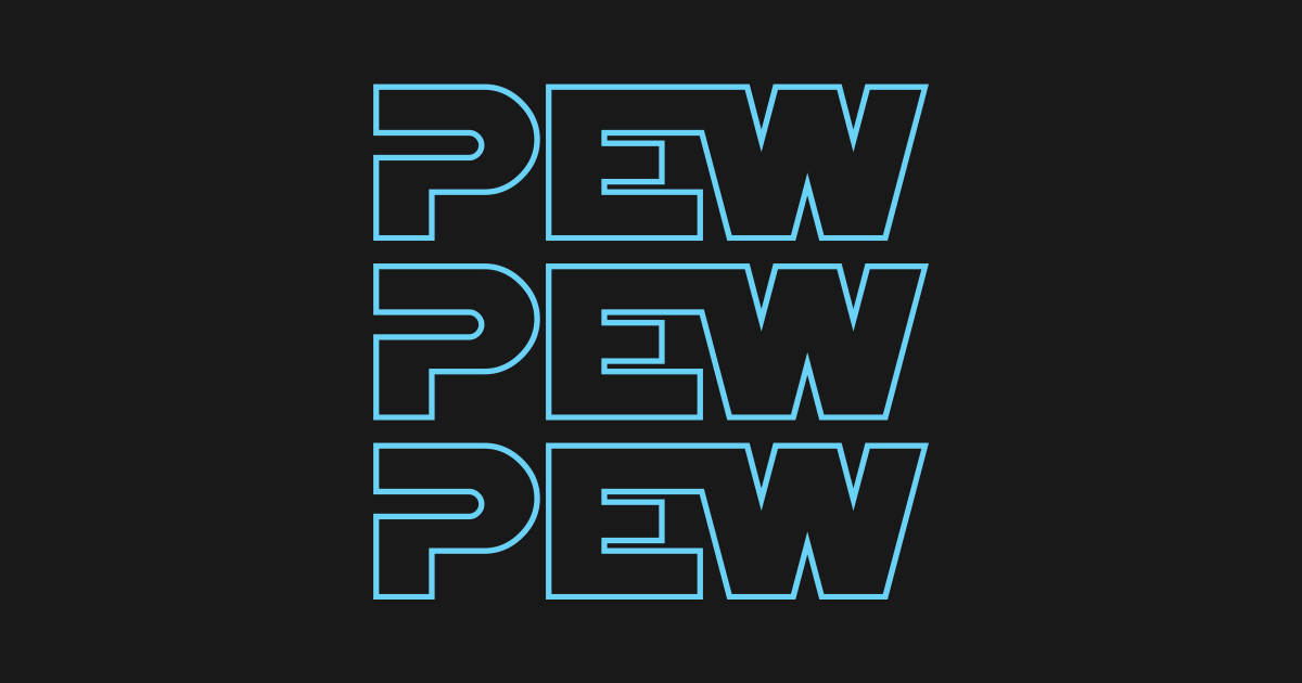 Pew Pew Pew Star Wars T Shirt Teepublic 