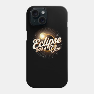 Solar Eclipse Apparel Ohio 2024 Phone Case