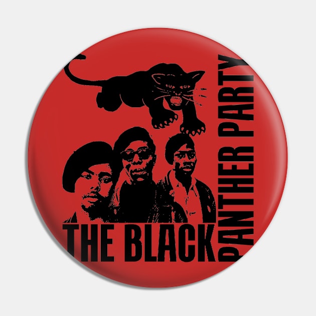 Black Panther Party Pin by impacteesstreetwear