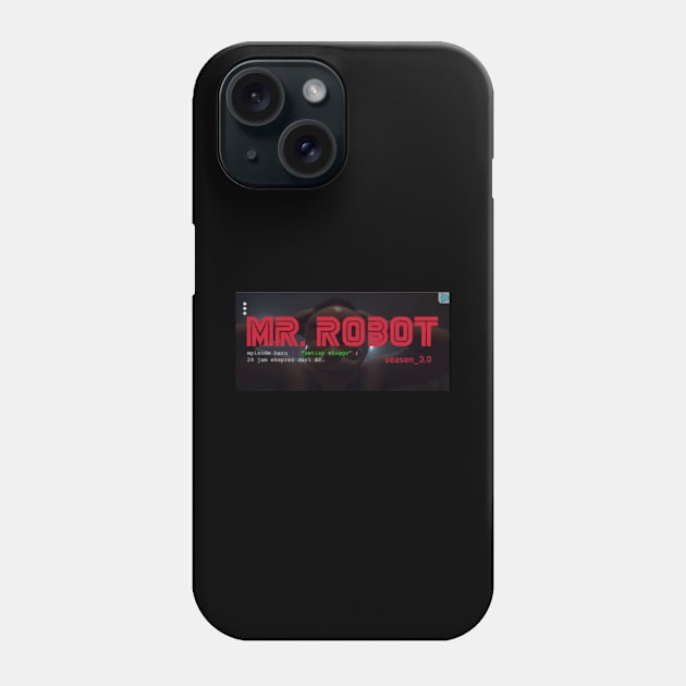 MR Robot Phone Case by mixkenzieart2017