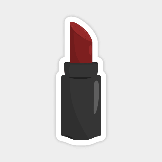 Red Lipstick Magnet by PandLCreations