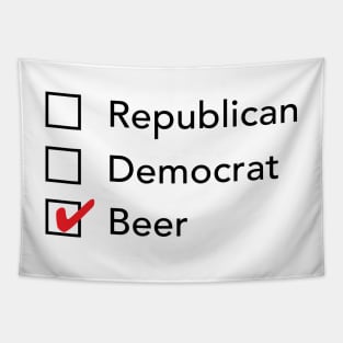 Republican Democrat Beer Tapestry