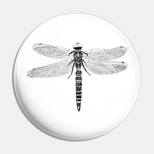 Hand Drawn Dragonfly Pin