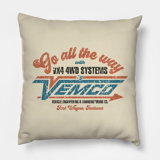 Go All The Way With Vemco Vx4 1976 Pillow by JCD666