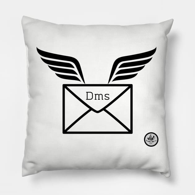 DMs Pillow by ClocknLife