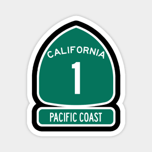 PACIFIC COAST Highway 1 California Sign Magnet