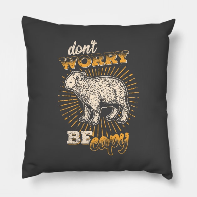 Capybara Pillow by dan89