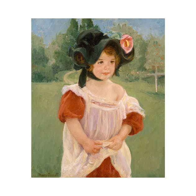 Spring: Margot Standing in a Garden by Mary Cassatt by Classic Art Stall