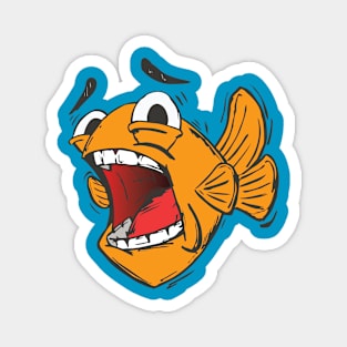 Surprised Goldfish Magnet