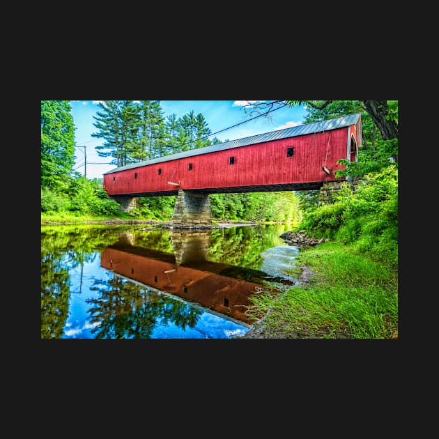 Sawyers Crossing Covered Bridge by Gestalt Imagery