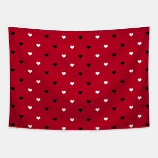 Valentine day heart pattern Tapestry