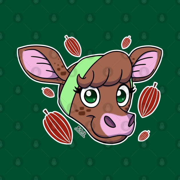 Coco the Chocolate Cow -  Original, Head (Part 1) by K-Tee's CreeativeWorks