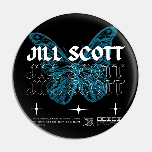 Jill Scott // Butterfly Pin by Saint Maxima